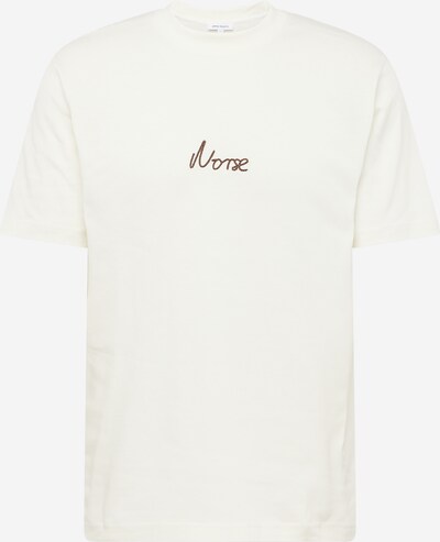 NORSE PROJECTS T-Shirt 'Johannes' in braun / dunkelbraun / offwhite, Produktansicht