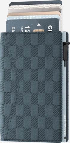 Porte-monnaies 'Pasjeshouder Slim Panel' Prowallet en bleu : devant