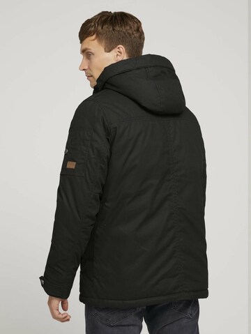 TOM TAILOR Winter jacket in Black