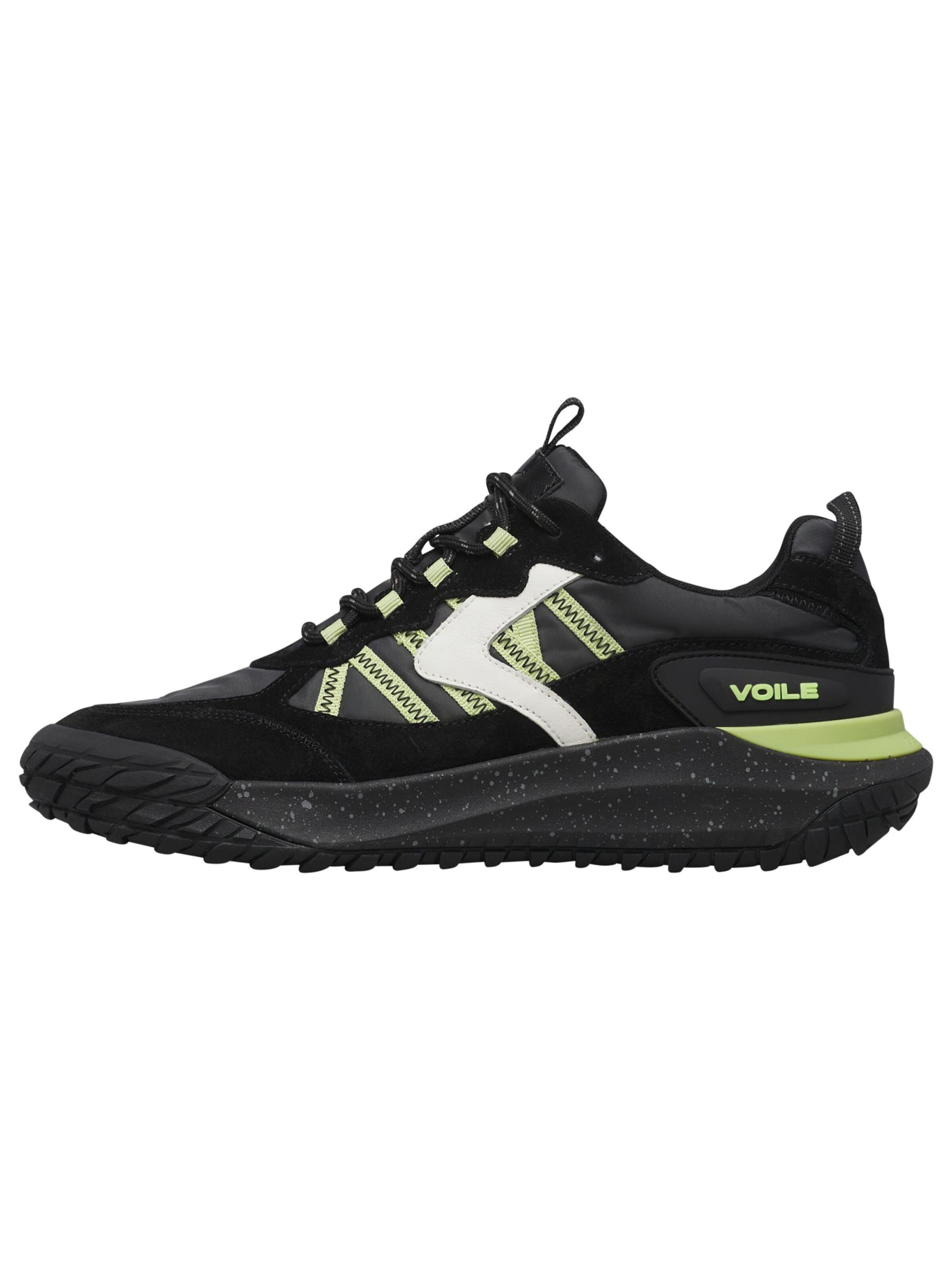 Baskets basses 'CLUB ACT 2 M.' Voile blanche en vert : devant