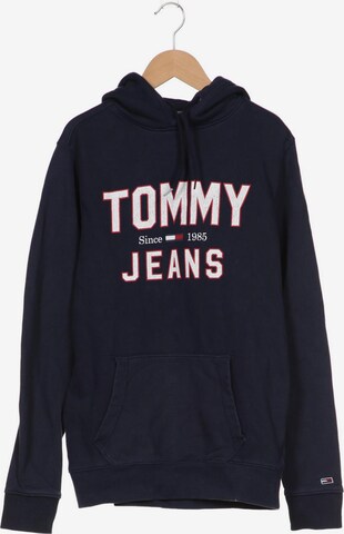 Tommy Jeans Sweatshirt & Zip-Up Hoodie in S in Blue: front