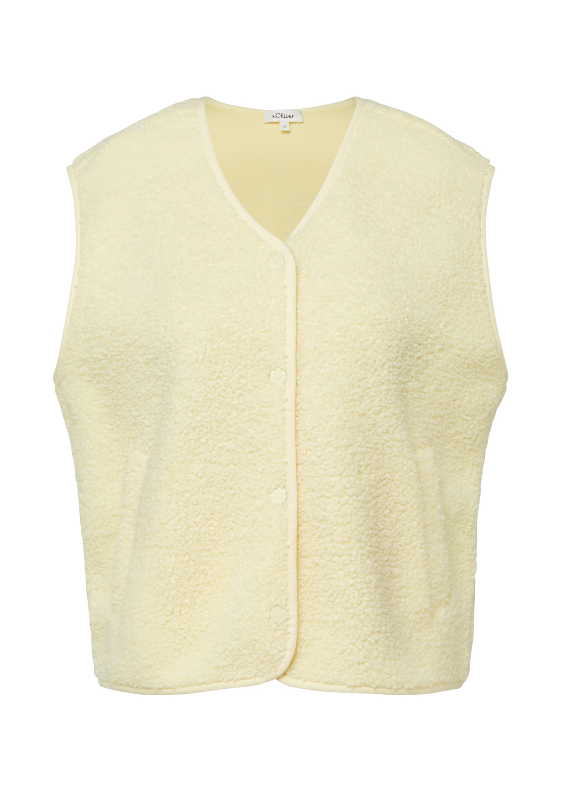 s.Oliver Bodywarmer in Geel: voorkant
