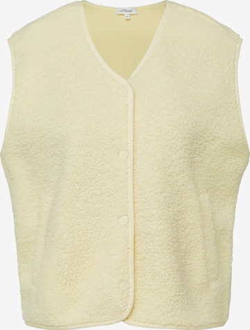 Gilet s.Oliver en jaune : devant