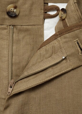 MANGO MAN Slimfit Hose 'Oyster' in Grün