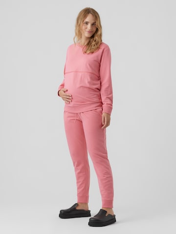 MAMALICIOUS - Sweatshirt 'Ark June' em rosa