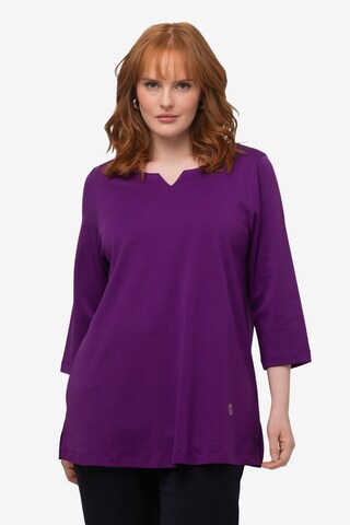 T-shirt Ulla Popken en violet : devant