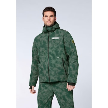 CHIEMSEE Athletic Jacket in Green: front