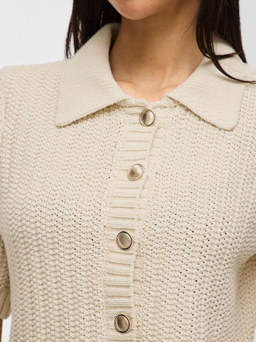 VILA Knit cardigan 'VIGEORGIE' in Beige