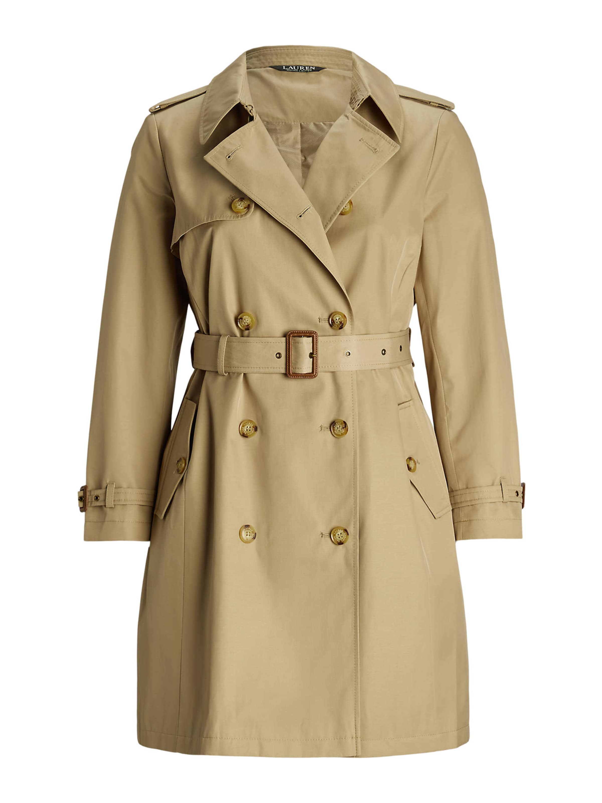 Lauren Ralph Lauren Plus Tussenmantel in Beige: voorkant