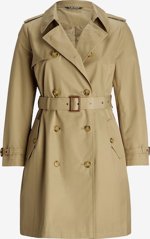 Lauren Ralph Lauren Plus Преходно палто в бежово: отпред