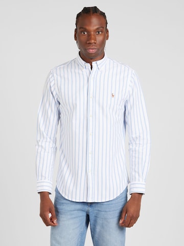 Slim fit Camicia di Polo Ralph Lauren in bianco: frontale
