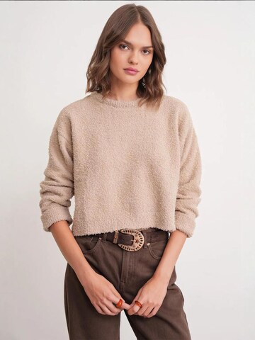 MixRay Sweater in Beige: front