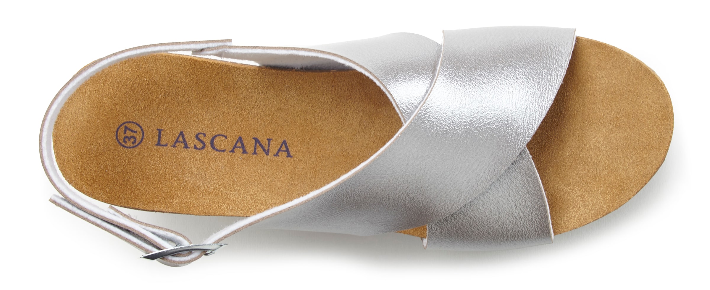 Sandales LASCANA en argent