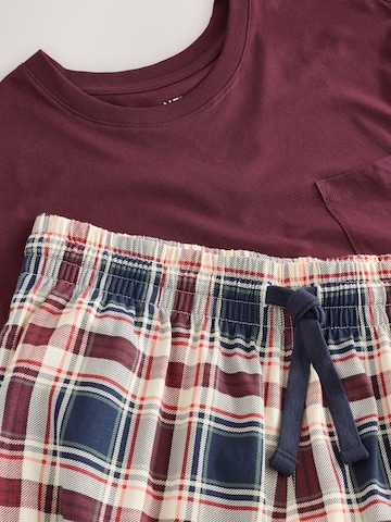 raudona Next Trumpa pižama