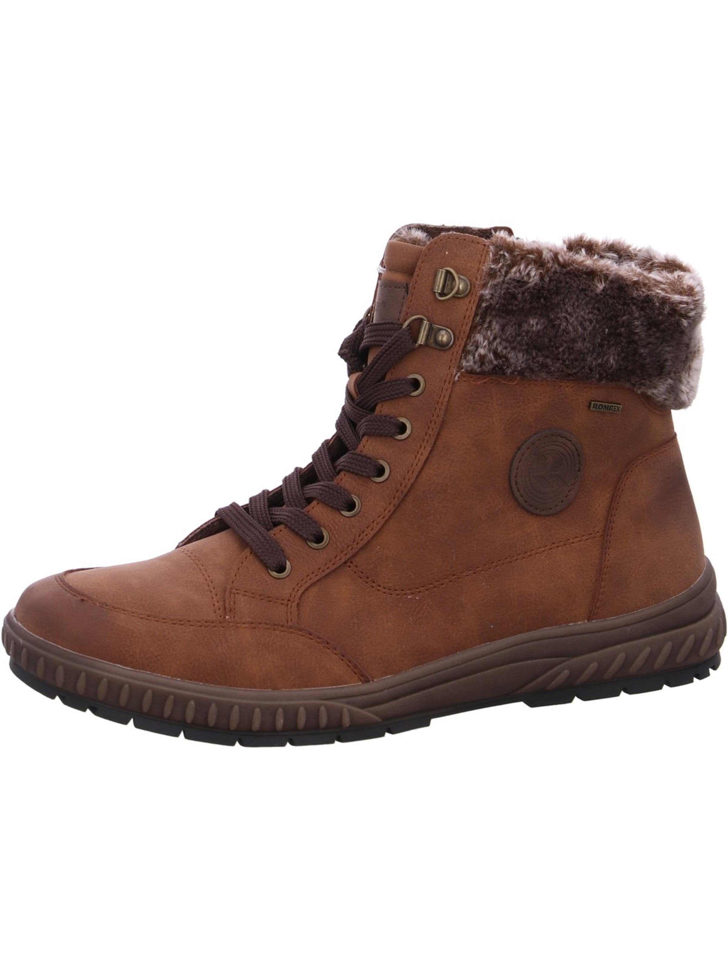 ROMIKA Lace-Up Boots in Brown: front