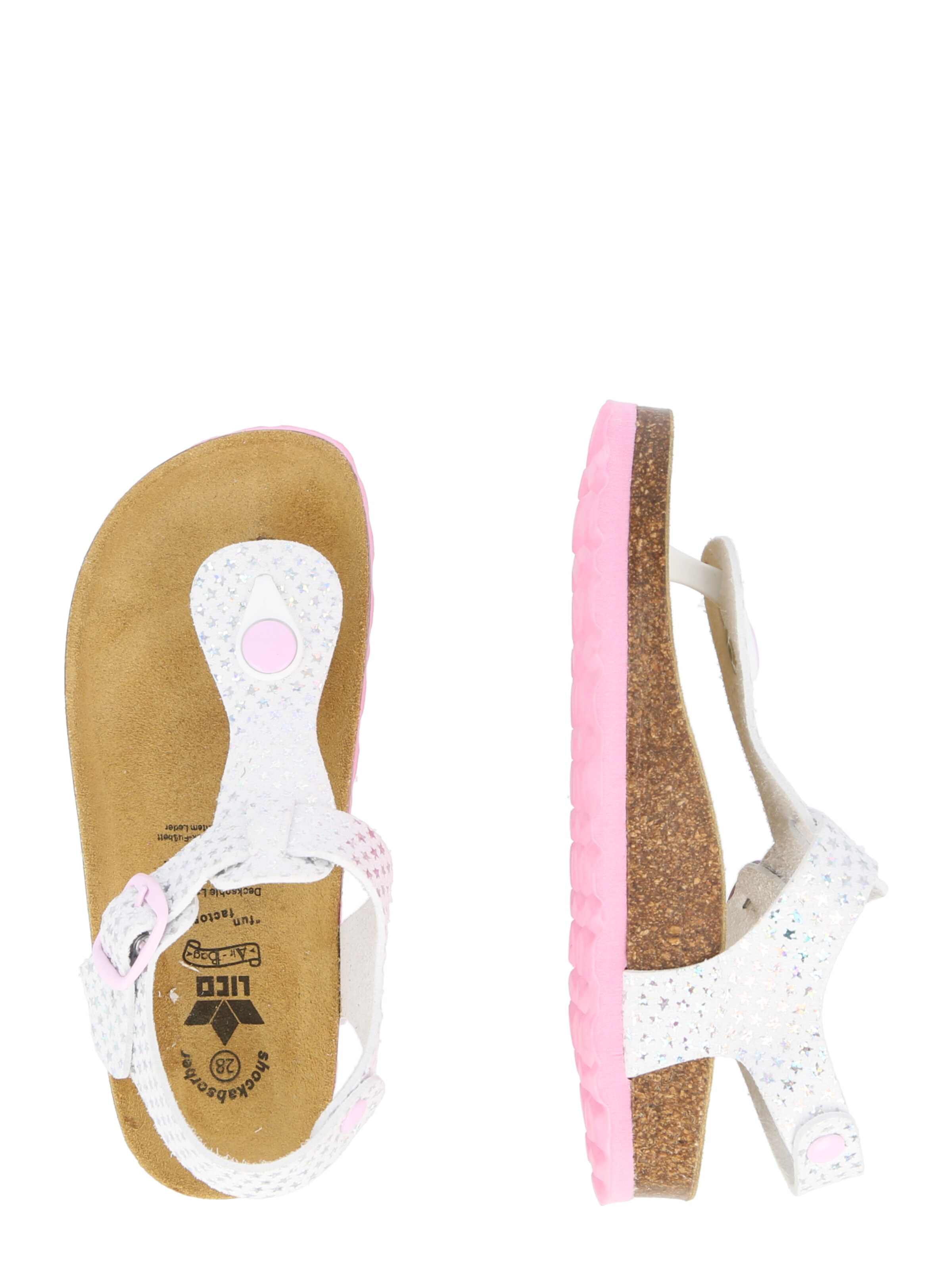 LICO Sandals 'Bioline' in White