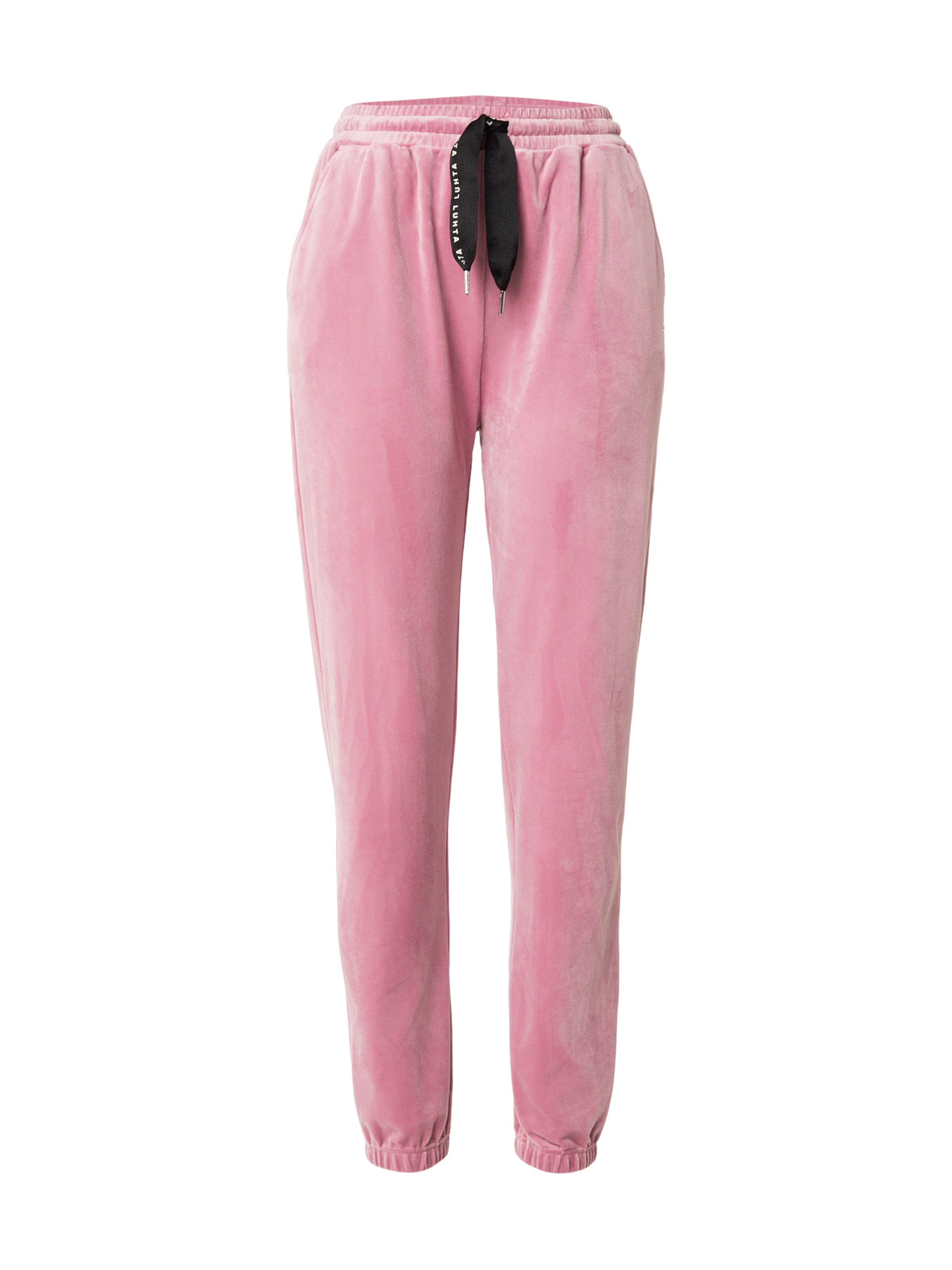 LUHTA Конический (Tapered) Штаны 'BRANTEN' в Ярко-розовый: спереди