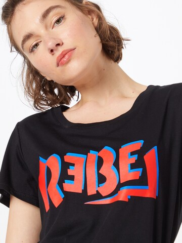Colourful Rebel Тениска в черно