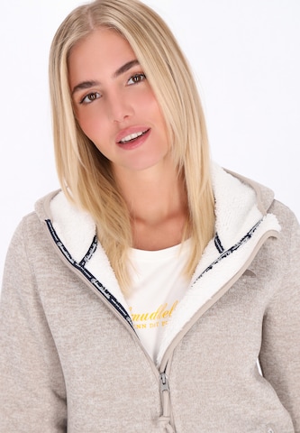 Schmuddelwedda Fleece jas in Beige