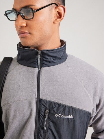 Giacca di pile funzionale 'Fast Trek' di COLUMBIA in grigio