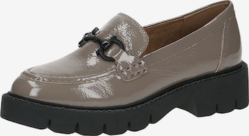 CAPRICE Classic Flats in Grey: front