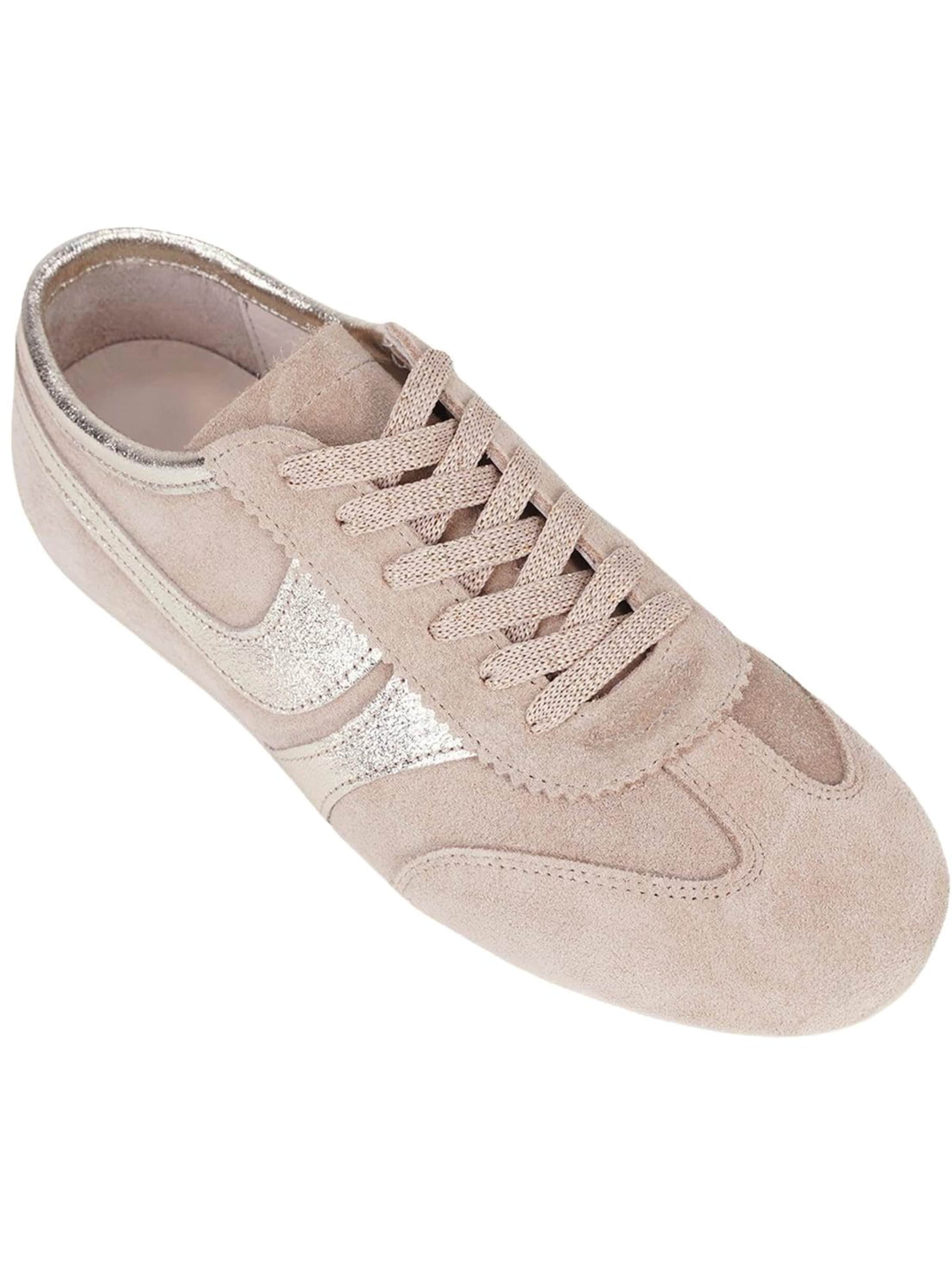 Baskets basses Desa en beige : devant