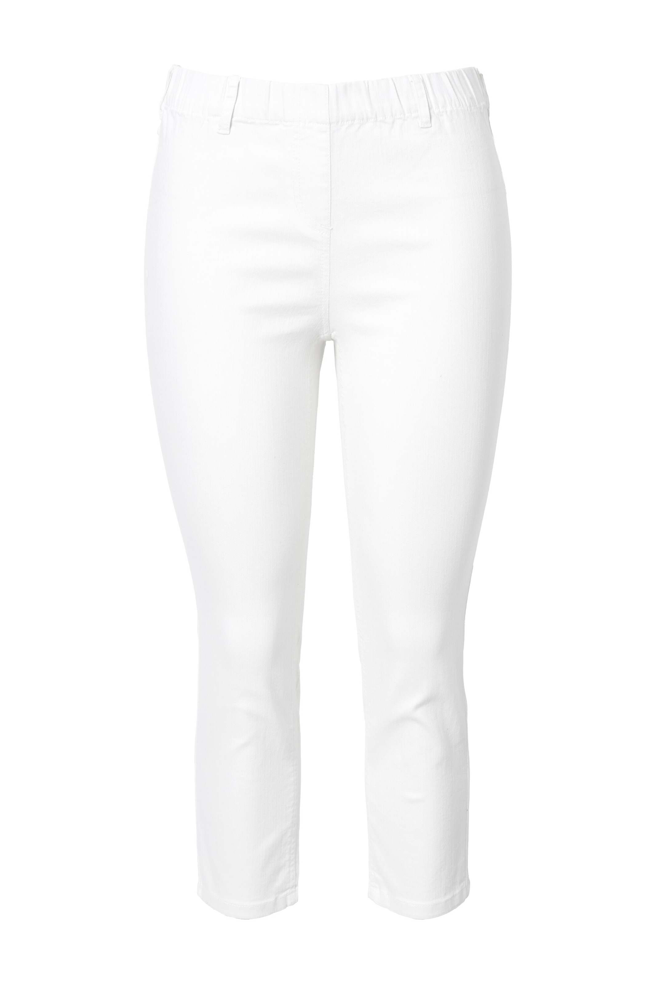 Ulla Popken Jeggings in White: front