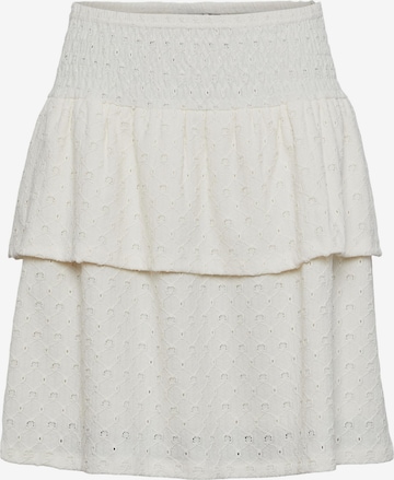 PIECES Skirt 'ABBY' in White: front