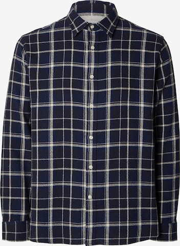 SELECTED HOMME Button Up Shirt in Blue: front