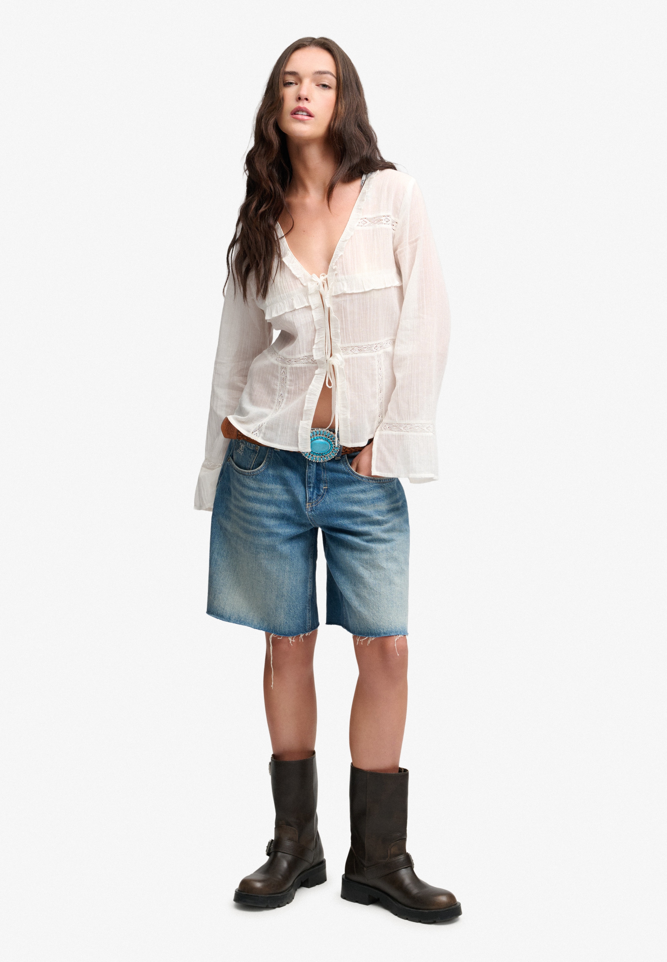 Superdry & Co Top in White