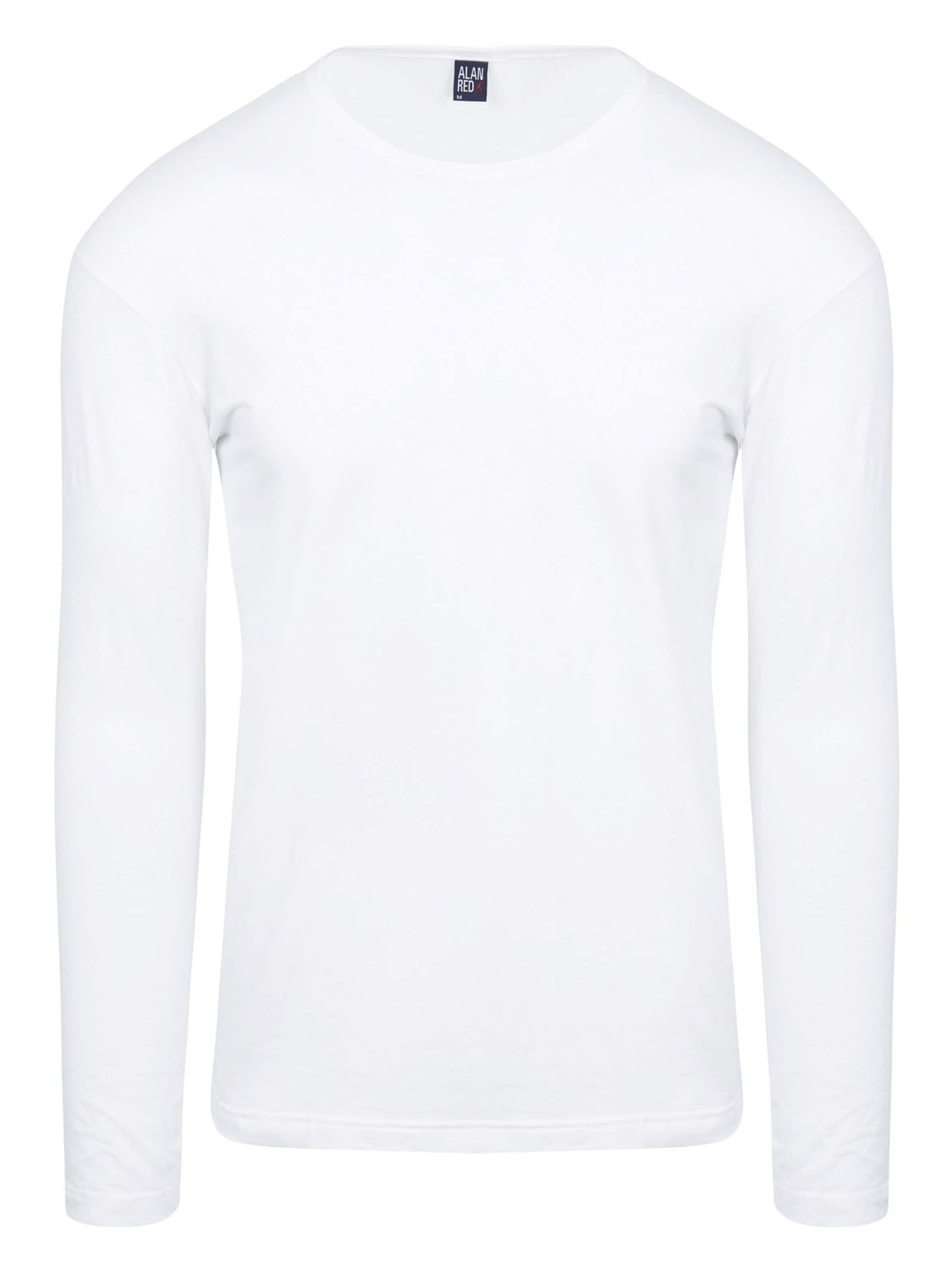 alan red Shirt 'Olbia' in Wit: voorkant