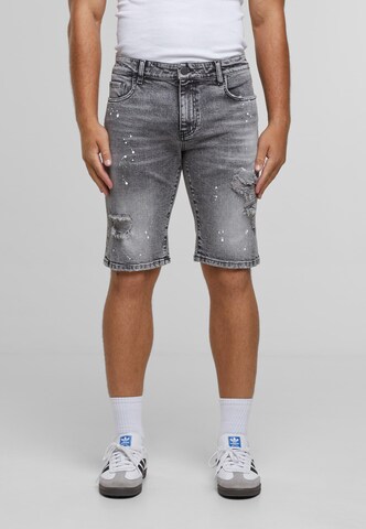 2Y Premium Slimfit Jeans 'Victor' in Grijs: voorkant