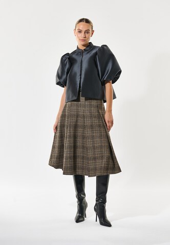 Veste mi-saison Dea Kudibal en noir : devant