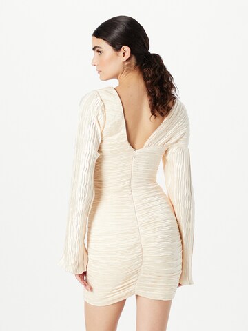 Misspap Cocktail dress in Beige