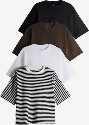 The Set T-Shirt in Braun: Vorderseite
