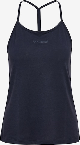 Hummel Sporttop 'Vanja' in Blau: Vorderseite