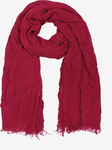 Cassandra Accessoires Scarf 'Burgundy' in Red: front