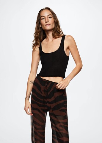 Regular Pantalon 'Caramba' MANGO en noir