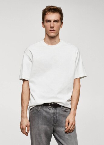 MANGO MAN Shirt 'Anouk' in Wit: voorkant