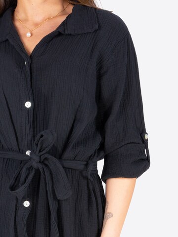 Robe-chemise 'Victoria' Seasons of April en noir