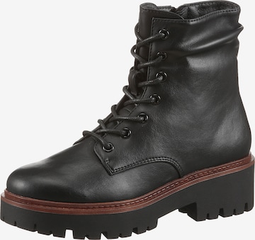 Aniston Stiefelette in Schwarz: Vorderseite
