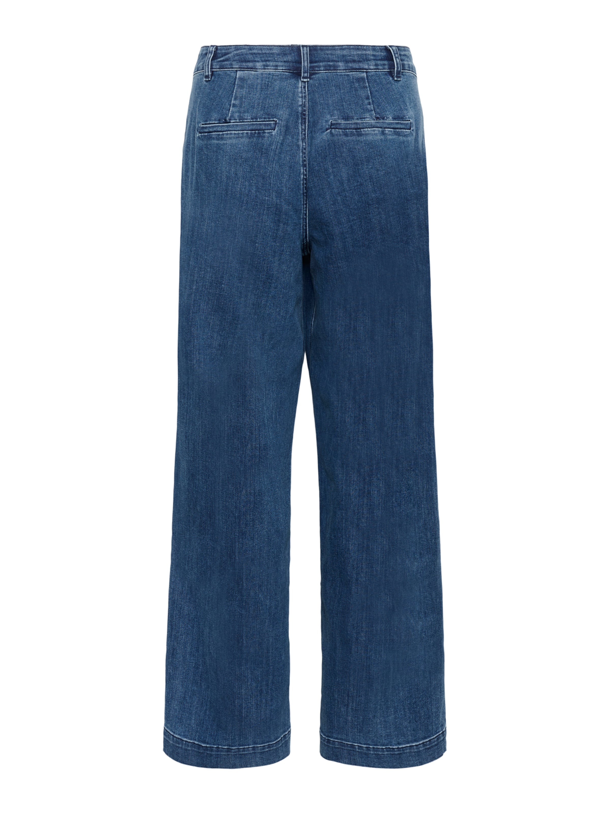 Wide leg Jeans con pieghe 'KALea' di Kaffe in blu