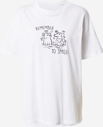 Mavi T-Shirt 'DOG' in schwarz / weiß, Produktansicht