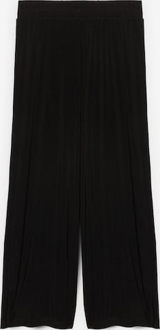 évasé Pantalon Fiorella Rubino en noir : devant