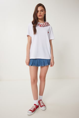 T-shirt Happiness İstanbul en blanc