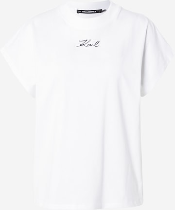 Karl Lagerfeld Majica | bela barva: sprednja stran