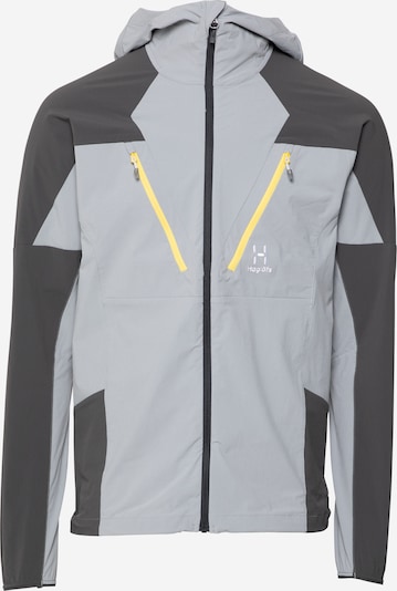 Haglöfs Outdoorjacke 'Tegus' in grau / dunkelgrau / weiß, Produktansicht