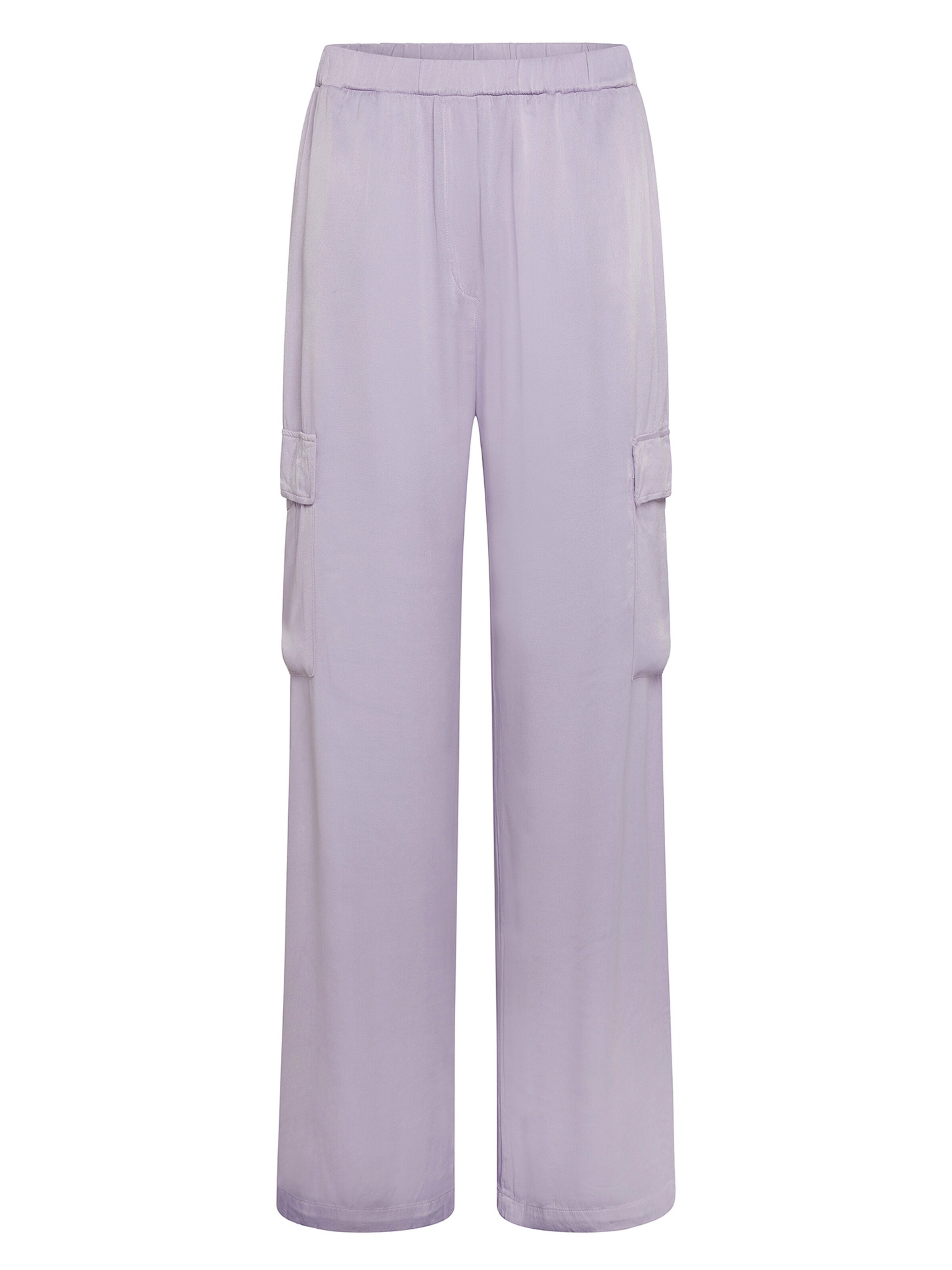 DEHA Loose fit Cargo trousers in Purple: front