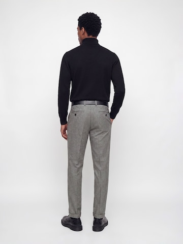 JACK & JONES Regularen Hlače na rob 'JPSTOLLIE BLAKE' | siva barva