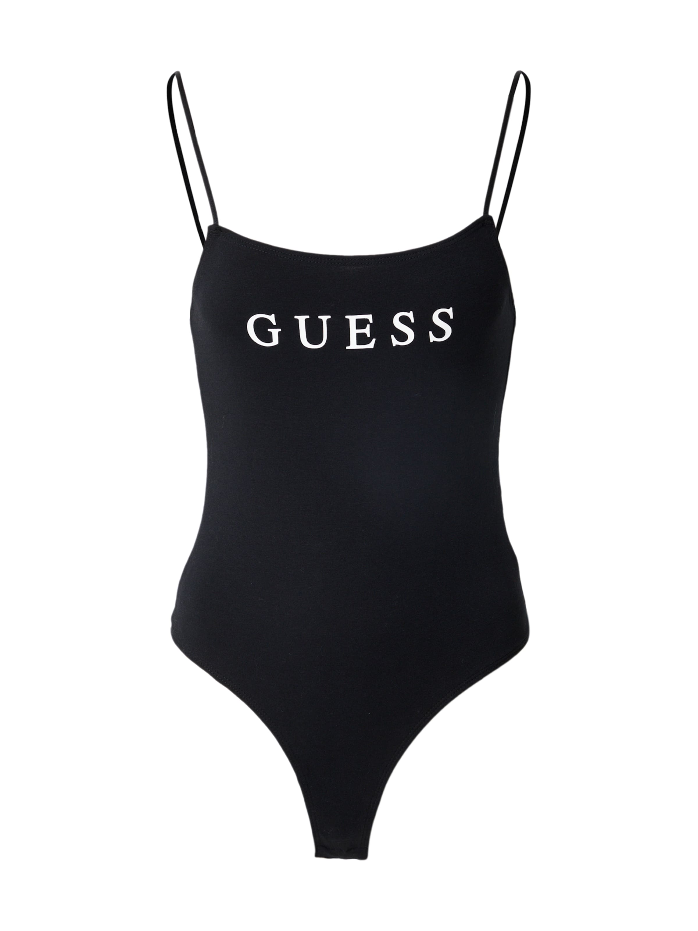 Body a maglietta 'NEW CARRIE' di GUESS in nero: frontale